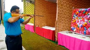 Ballon shooting game activity rent in Hyderabad